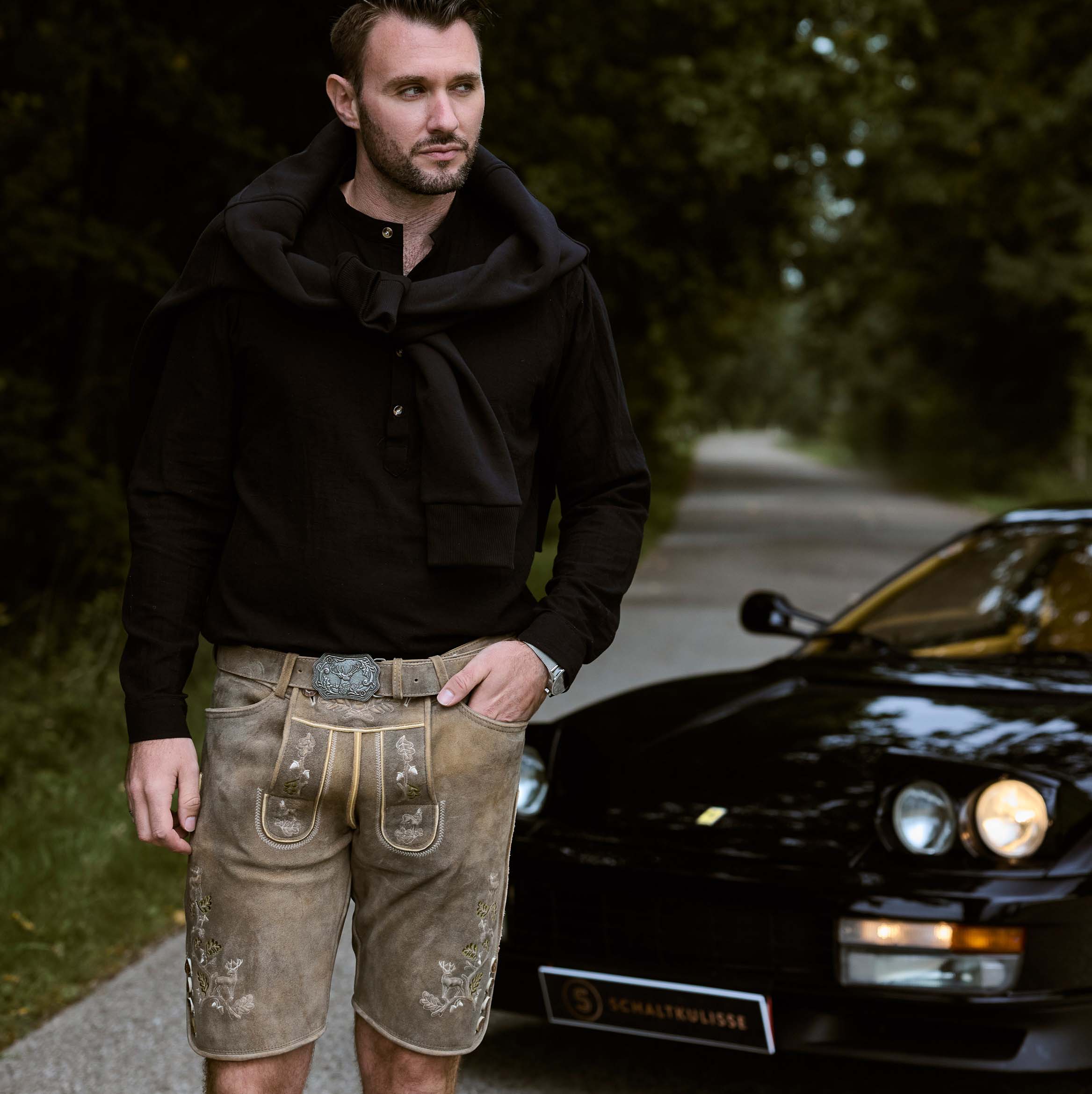 schaltkulisse-lederhose-fotoshooting-2
